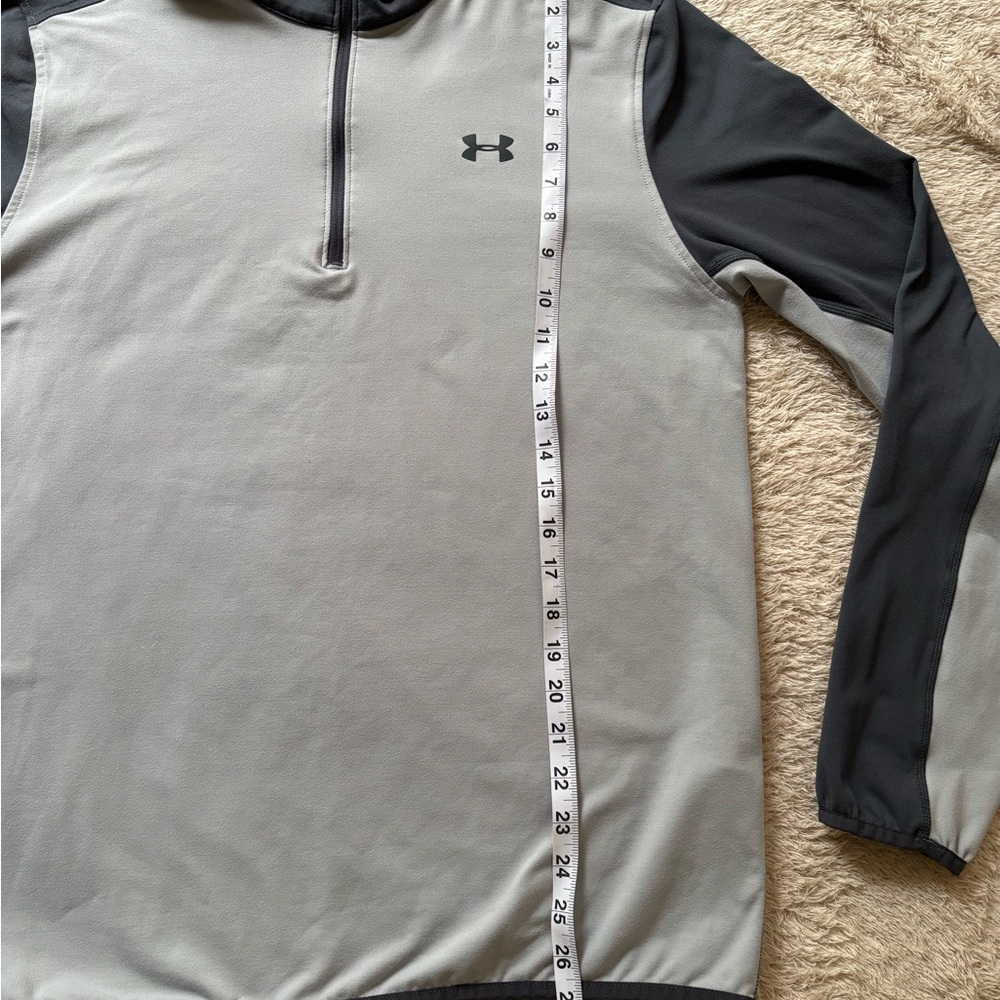 Under Armour Men's Performance Fleece Pullover Sweater Cold Gear Storm 1 Medium - Picture 9 of 9